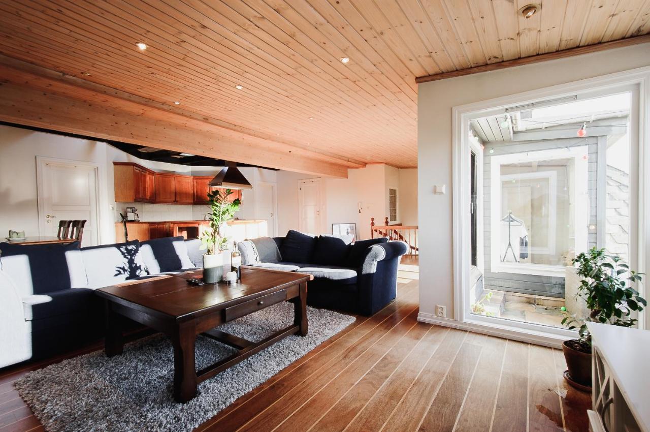 Spacious Penthouse With Grand Terrace Bergen Dış mekan fotoğraf